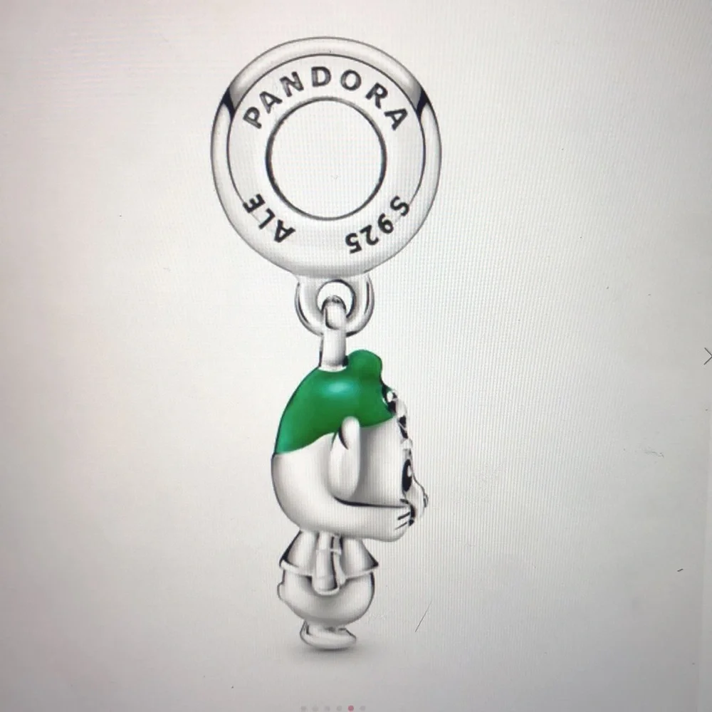 🐭 PANDORA DISNEY CINDERELLA GUS MOUSE  CHARM NECKLACE🐭 - Picture 6 of 15